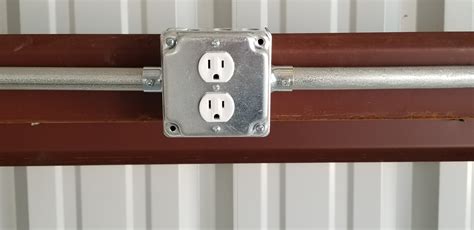 what the metal tabs in electrical boxes for|metal electrical box installation.